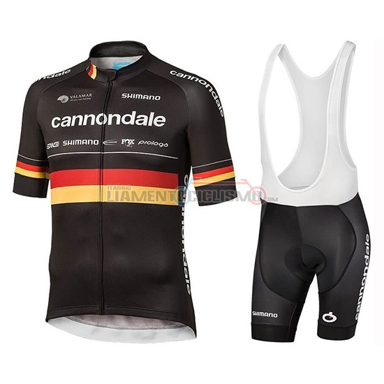 Abbigliamento Ciclismo Cannondale Shimano Campione Germania Manica Corta 2019 CYC002